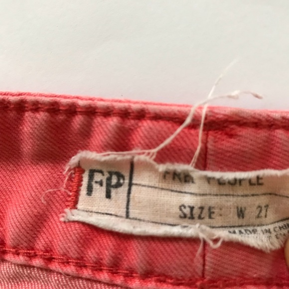 FREE PEOPLE pink skinny jeans, 27 - Picture 6 of 6